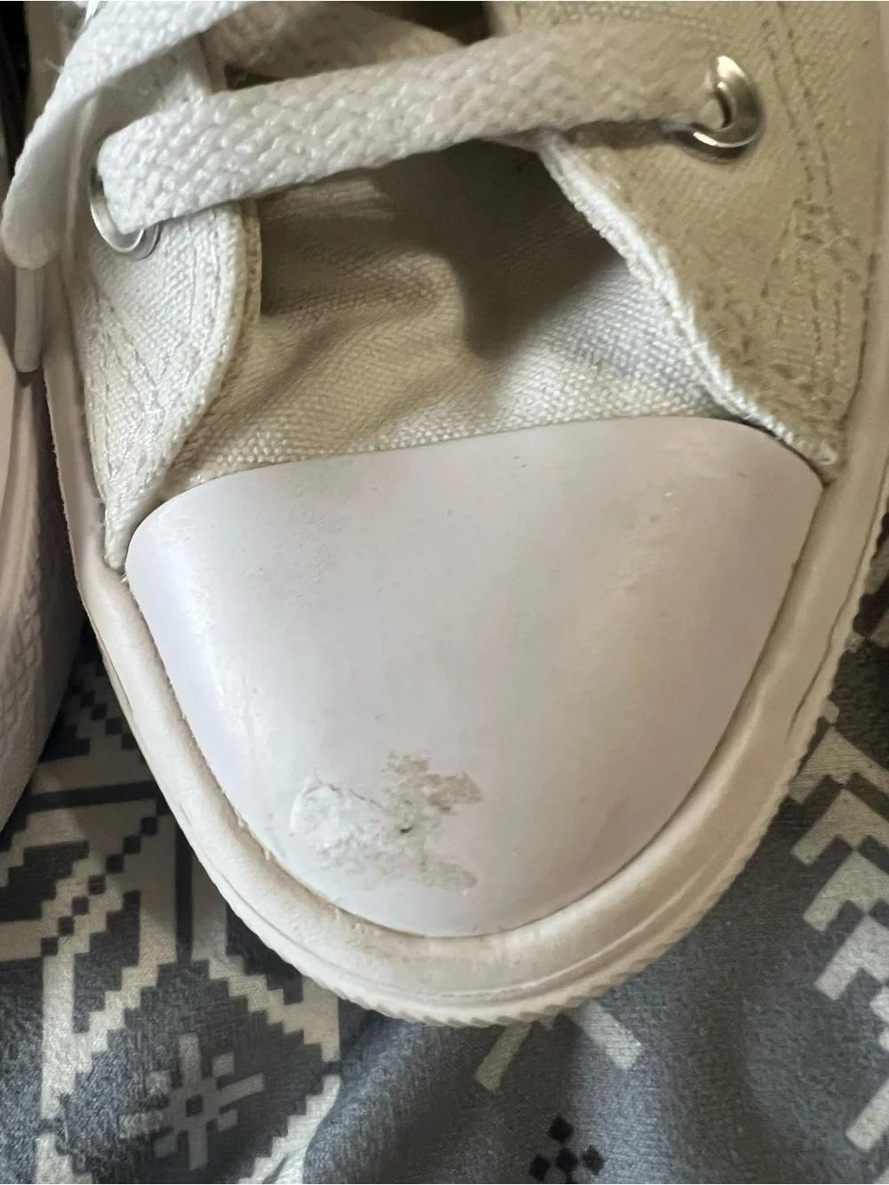 Converse High-Top Sneakers in Off-White